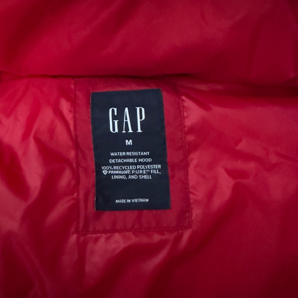 Gap Cherry Red Water-Resistant Jacket - image 3